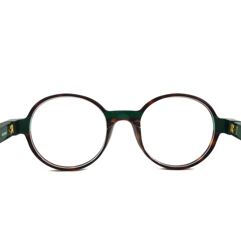 Etnia Barcelona Eyeglasses Frames CHROMA N40 HVGR Havana Green Brown 48-20-140